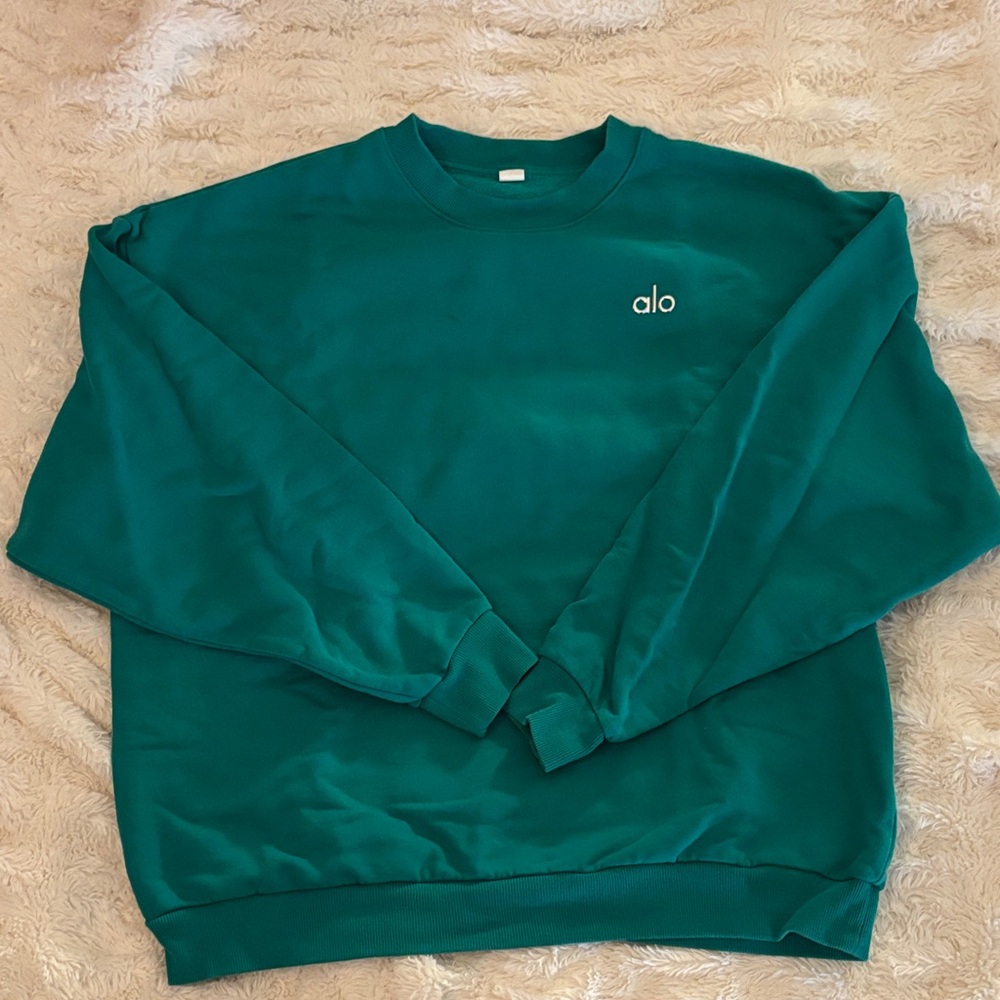 ALO Yoga Women’s Kelly Green Crewneck